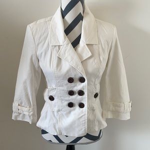 RW&CO. Belted Double-Breasted Blazer